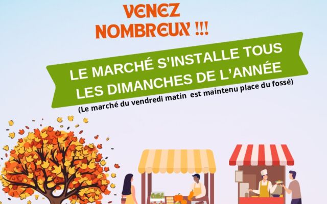 retrouvez vos producteurs et commerçants préférés sur le marché du dimanche à St Laurent des Arbres en Provence Occitane