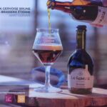 Dégustation de la bière brune La Gervoise, de la brasserie Etienne à Saint Gervais dans le Gard