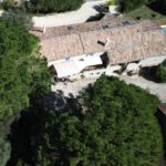Vue aérienne du domaine Au Fil de Soi