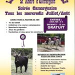 tous les mercredis soirs de juillet et août animations taurines à la Manade du Joncas