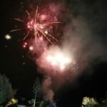 Feu d'artifice et espace cocktail au Mas de l'Oratoire