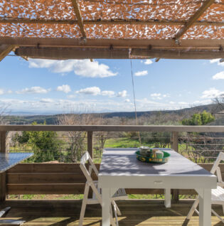 Terrasse ombragée