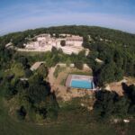 Vue aérienne du Domaine de Coulon