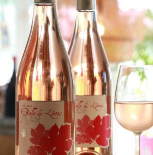 Cuvée de rosé du Château Belles des Lières