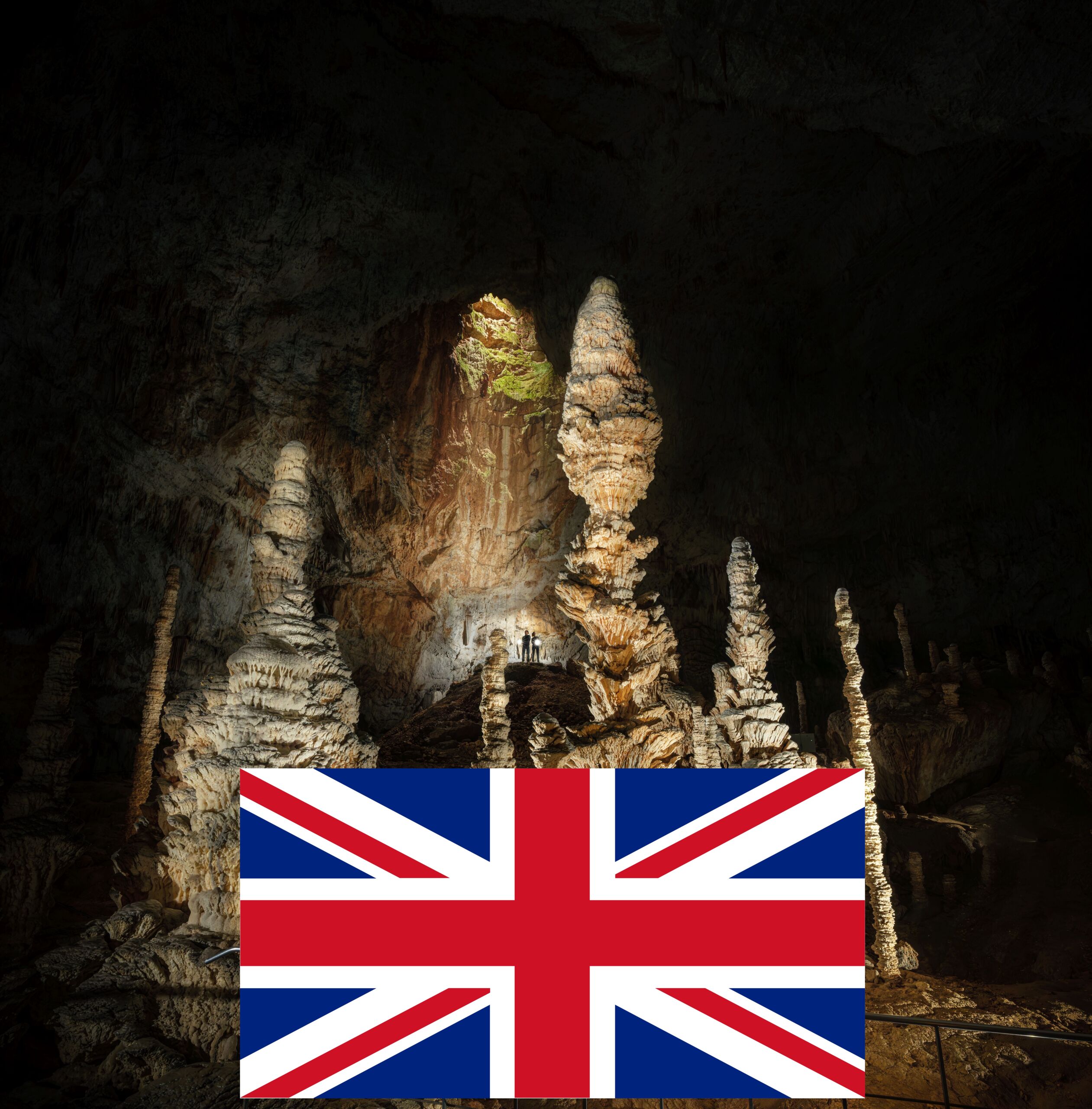 English guided tour under the cave