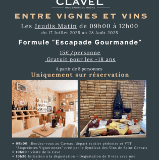 visite de la cave et initiation à la dégustation au Domaine Clavel
