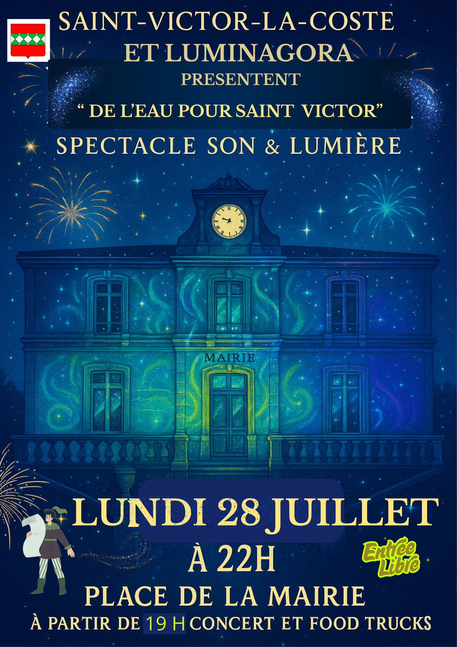 Spectacle, mais aussi animation musicale et food trucks