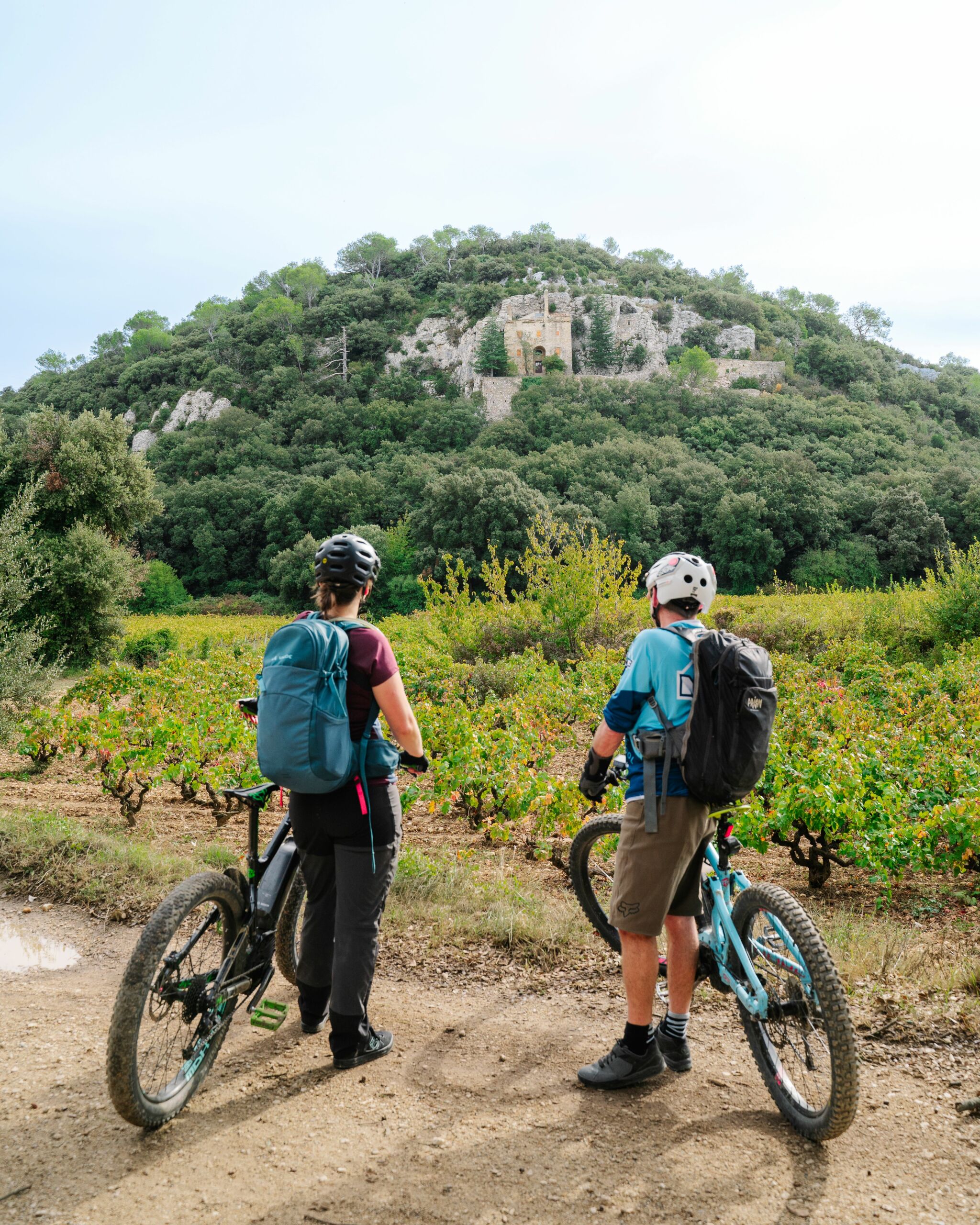 balade en vtt autour de Lirac