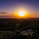 Balade à l'oppidum de Gaujac et coucher de soleil