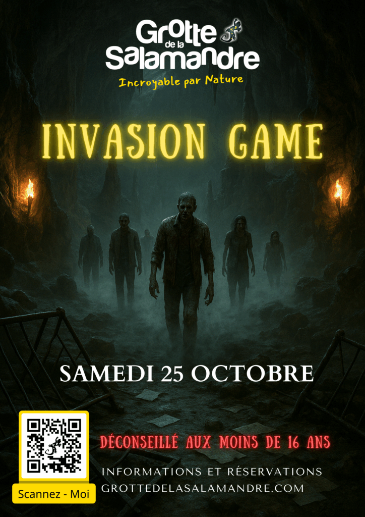 Invasion game à la Grotte de la Salamandre - Provence Occitane