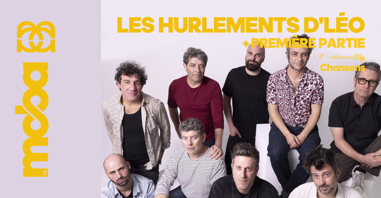 Affiche Concert Les Hurlements d'Léo + Théo Didier & le Roulotte Orchestra à la Moba