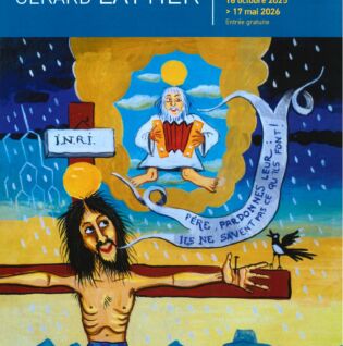 Affiche Exposition de Gérard Lattier 2025-2026