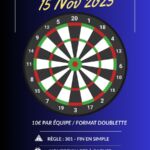 Tournoi de Fléchettes du Samedi 15 novembre 2025