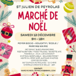 Marché de Noël à St Julien de Peyrolas du Samedi 13 décembre 2025
