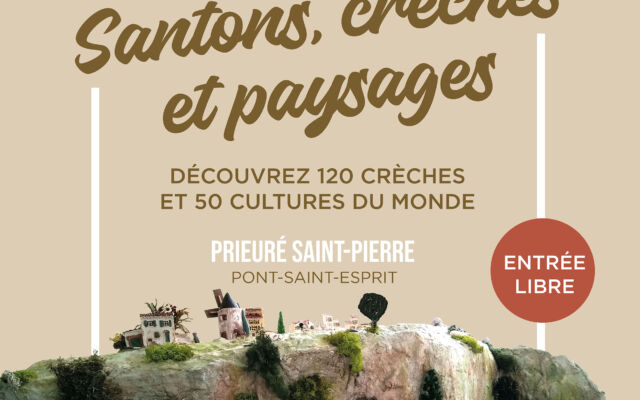 Affiche 2e Salon Santons, Crèches et Paysages