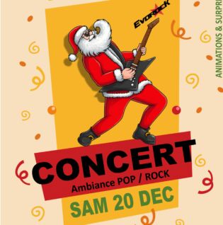 Affiche Concert Pop-Rock du samedi 20 décembre 2025