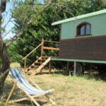 Roulotte en bois - Extérieur