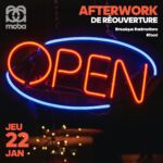 Affiche Afterwork d'ouverture à la Moba du Jeudi 22 janvier 2026