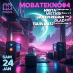 Affiche Soirée Moba Tekno Connection #4 du 24 janvier 2026