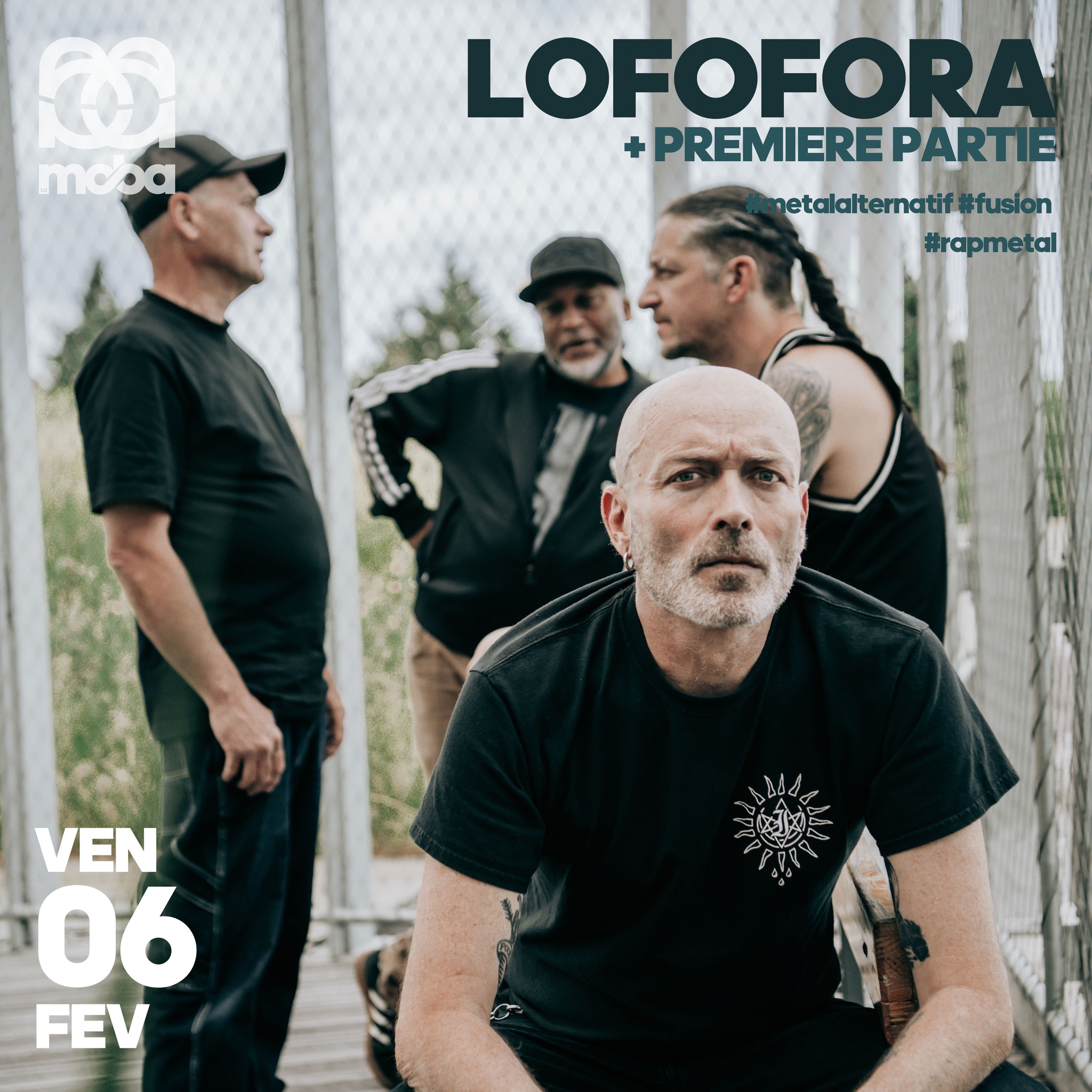 Affiche Lofofora en concert à la Moba du Lundi 12 janvier 2026
