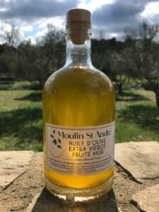 Moulin Saint André - Bouteille d'huile d'Olive