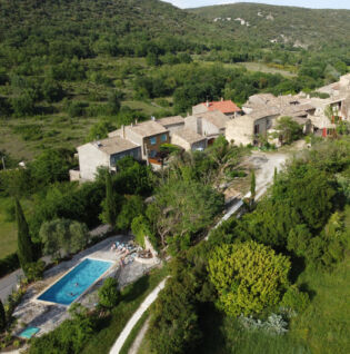Clos Cèze Art - Vue aérienne
