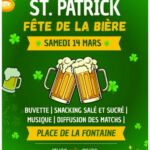 Affiche Fête de la Saint Patrick à Vénéjan