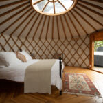 Yourte Chêne - Intérieur de la yourte