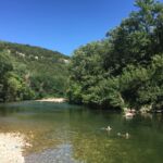 La Lèque - Plage privée au bord de la rivière Cèze