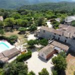 La Vignette - Vue aérienne du mas