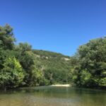 Le Crouzet - Plage privée au bord de la rivière Cèze
