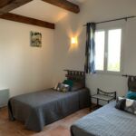 Le Crouzet - Chambre 2 avec 2 lits simples