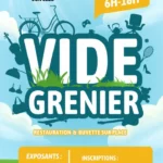 Affiche VIDE-GRENIERS AAPPMA RHÔNE CÈZE du 04 avril 2026