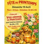 Affiche Fête du printemps à Aiguèze du 19 avril 2026