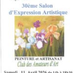 Affiche du 30ème Salon d'expression artistique à Saint-Nazaire