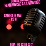 Affiche Soirée karaoké et flamkueche à la brasserie Etienne