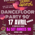Affiche Soirée années 80 du 17 avril 2026