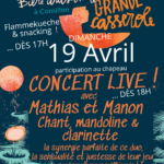 Affiche Concert Live du 19 avril 2026