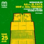 Affiche Mobadub #31 du 25 avril 2026