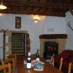 Gîte - Séjour avec cheminée