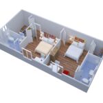 La Maison de Fernand - Plan du premier étage