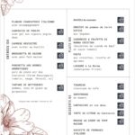 la carte de l'été au restaurant italien il cantuccio
