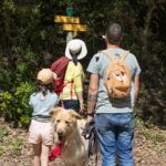 Panneau des sentiers de randonnées de la chartreuse de Valbonne