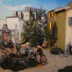 Vie du village - La Fontaine - Le Village Provençal Miniature