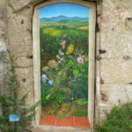 Le Jardin Médiéval - peinture de J-M Testud